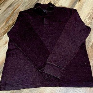 Banana Republic quarter button sweater